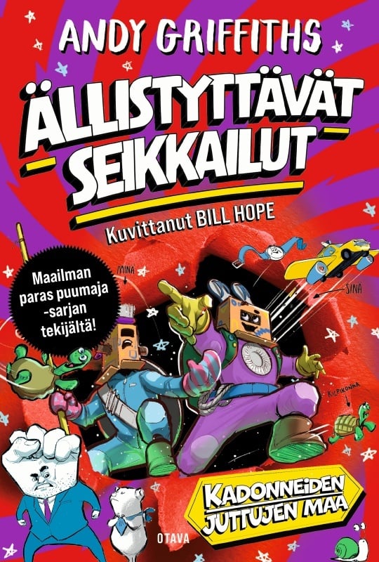 Ällistyttävät seikkailut – Kadonneiden juttujen maa Suomen vanhin kirjakauppa - Vuodesta 1899