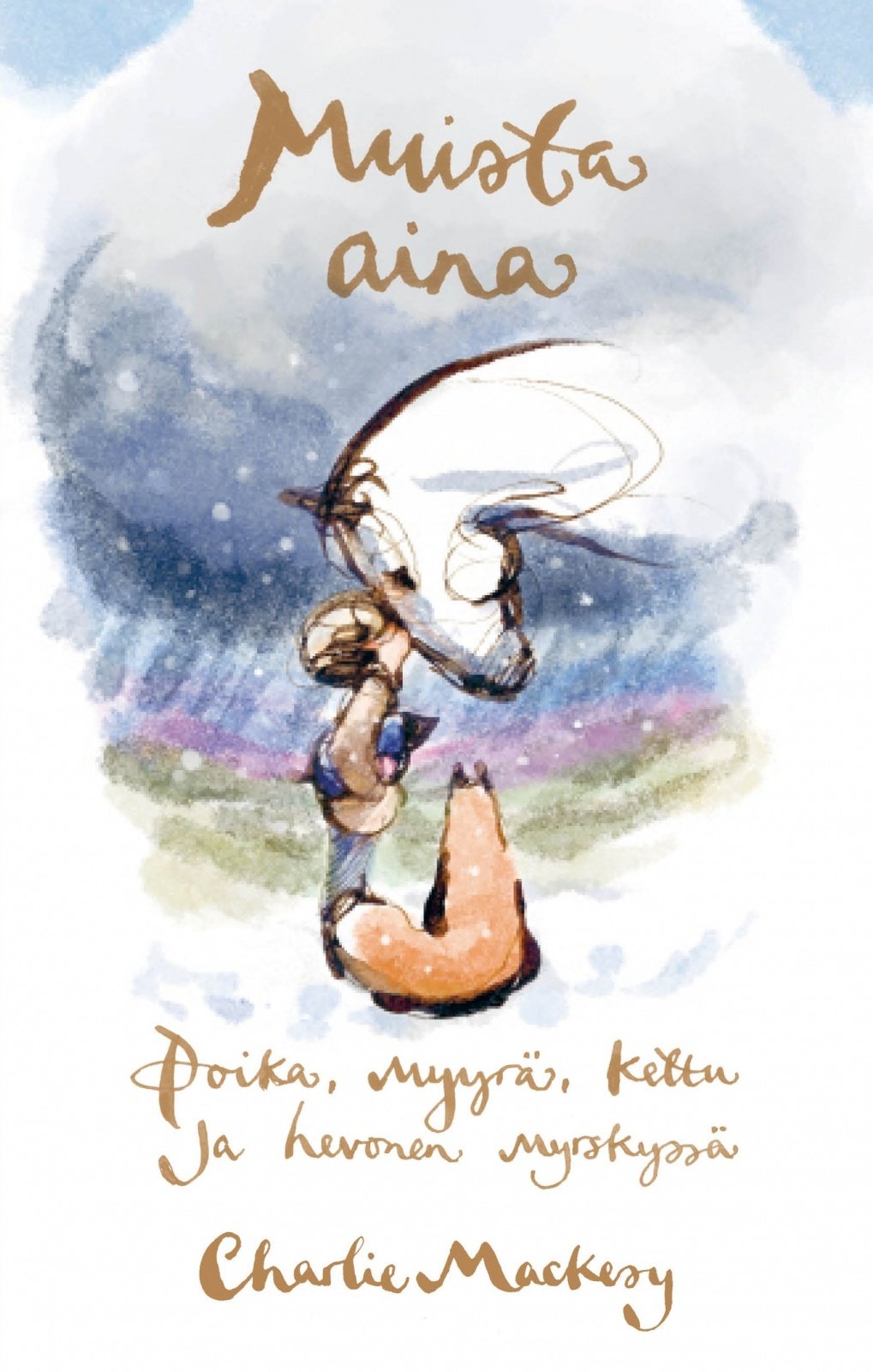 Muista aina : Poika, myyrä, kettu ja hevonen myrskyssä Muista aina : Poika, myyrä, kettu ja hevonen myrskyssä Suomen vanhin kirjakauppa - Vuodesta 1899
