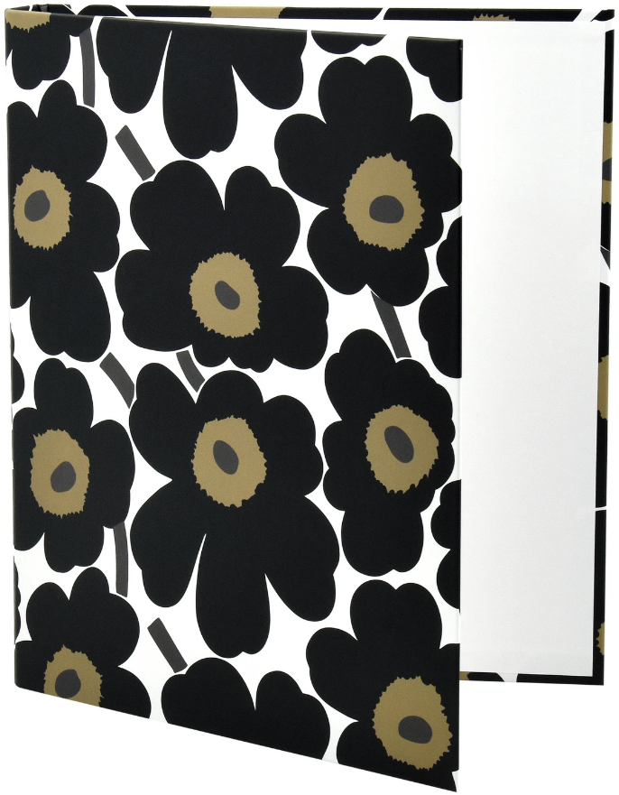 Marimekko unikko rengaskansio A4, musta Marimekko unikko rengaskansio A4, musta Suomen vanhin kirjakauppa - Vuodesta 1899