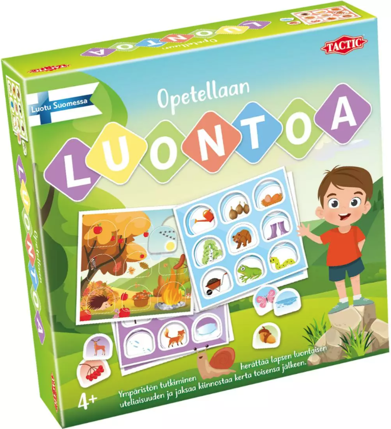Opetellaan luontoa lautapeli Opetellaan luontoa lautapeli