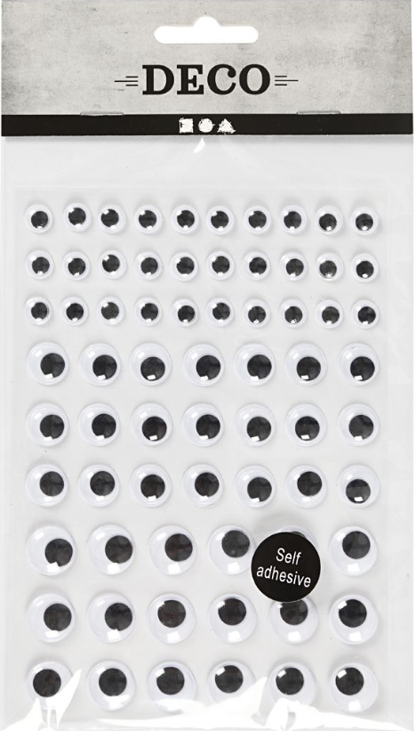 Deco tarrataustaiset liikkuvat silmät Deco tarrataustaiset liikkuvat silmät Suomen vanhin kirjakauppa - Vuodesta 1899