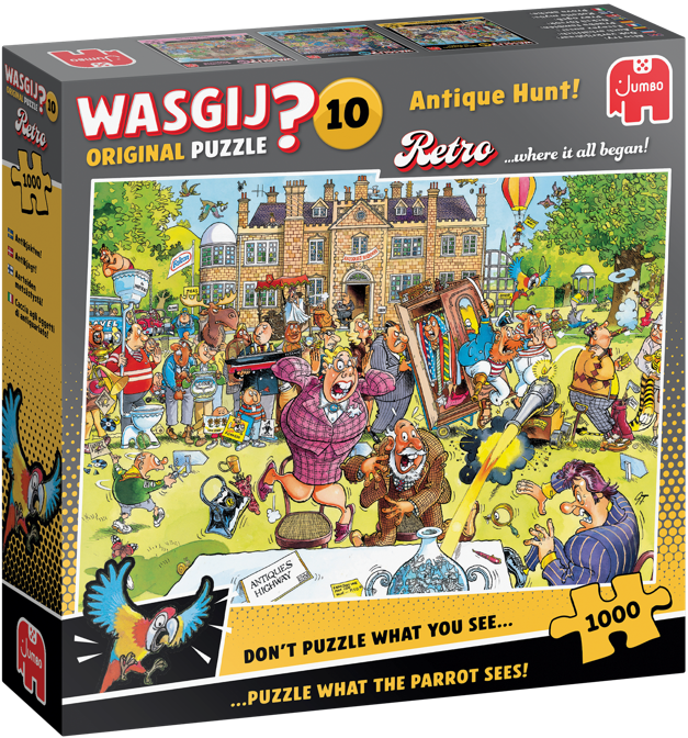 Wasgij Retro Original 10 Antique Hunt, 1000 palaa Wasgij Retro Original 10 Antique Hunt, 1000 palaa Suomen vanhin kirjakauppa - Vuodesta 1899