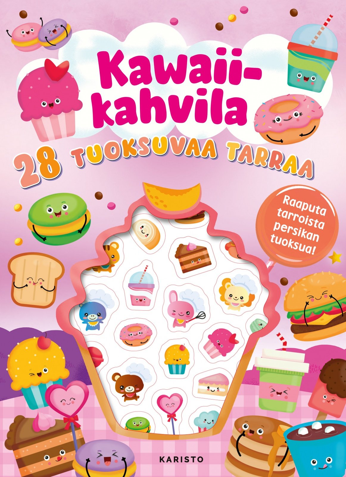 Kawaii-kahvila — 28 tuoksuvaa tarraa – Puuhaa ja kartonkiaskartelua Kawaii-kahvila — 28 tuoksuvaa tarraa – Puuhaa ja kartonkiaskartelua Suomen vanhin kirjakauppa - Vuodesta 1899