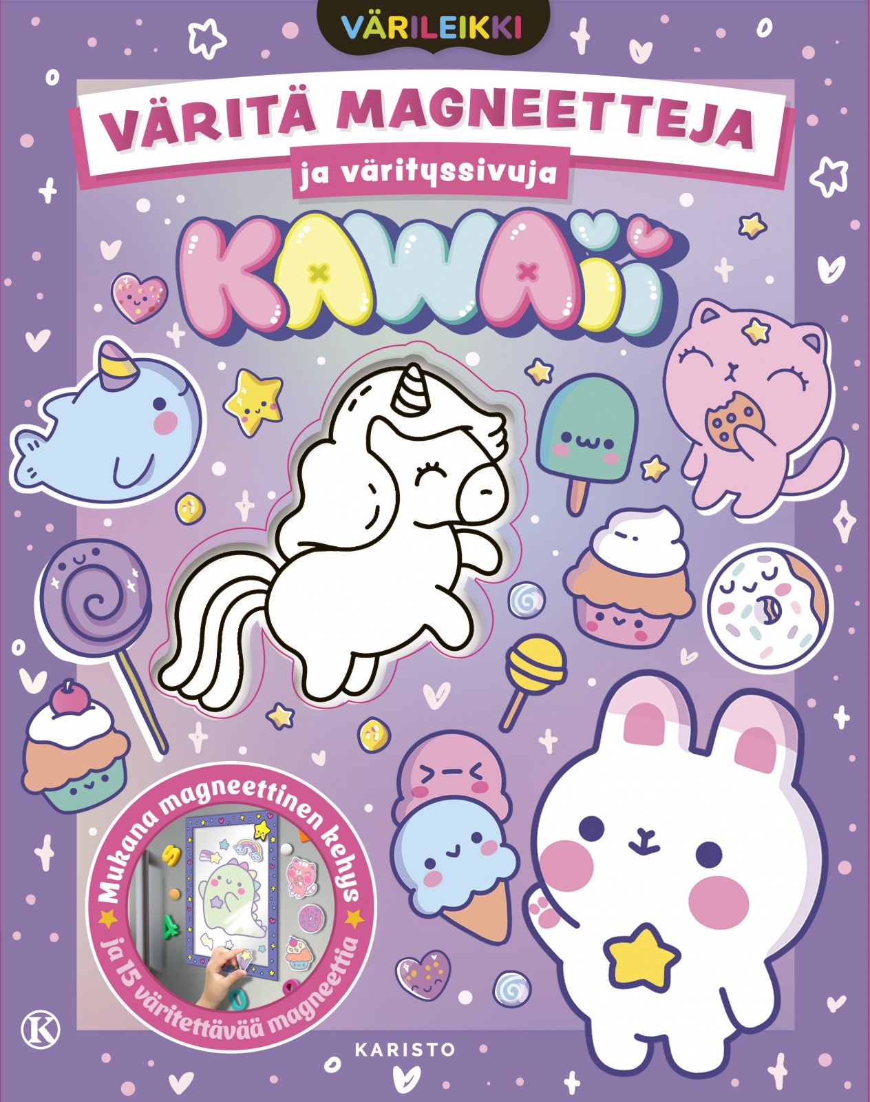 Värileikki Väritä magneetteja ja värityssivuja Värileikki Väritä magneetteja ja värityssivuja Suomen vanhin kirjakauppa - Vuodesta 1899