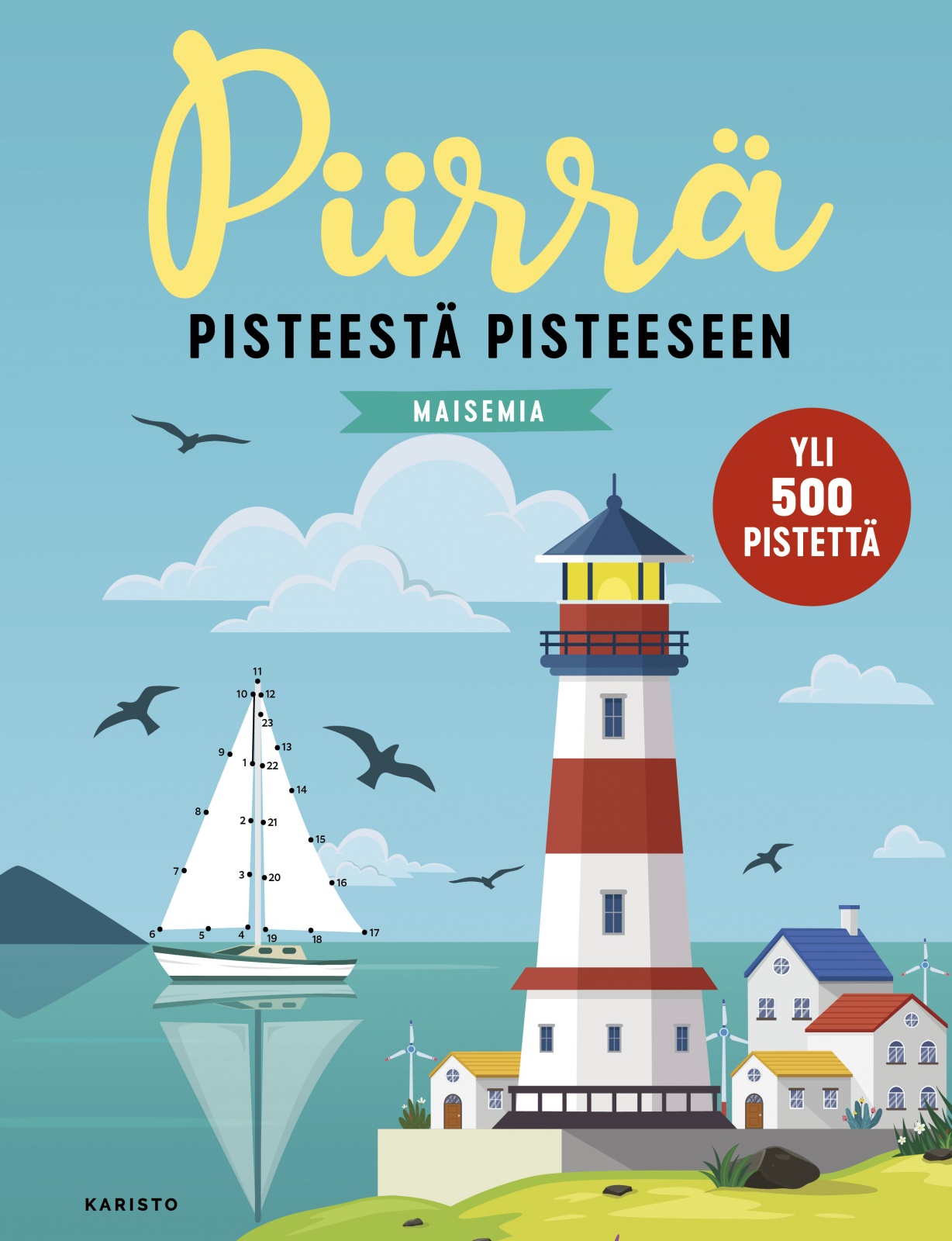 Piirrä pisteestä pisteeseen — Maisemia — Yli 500 pistettä Piirrä pisteestä pisteeseen — Maisemia — Yli 500 pistettä Suomen vanhin kirjakauppa - Vuodesta 1899