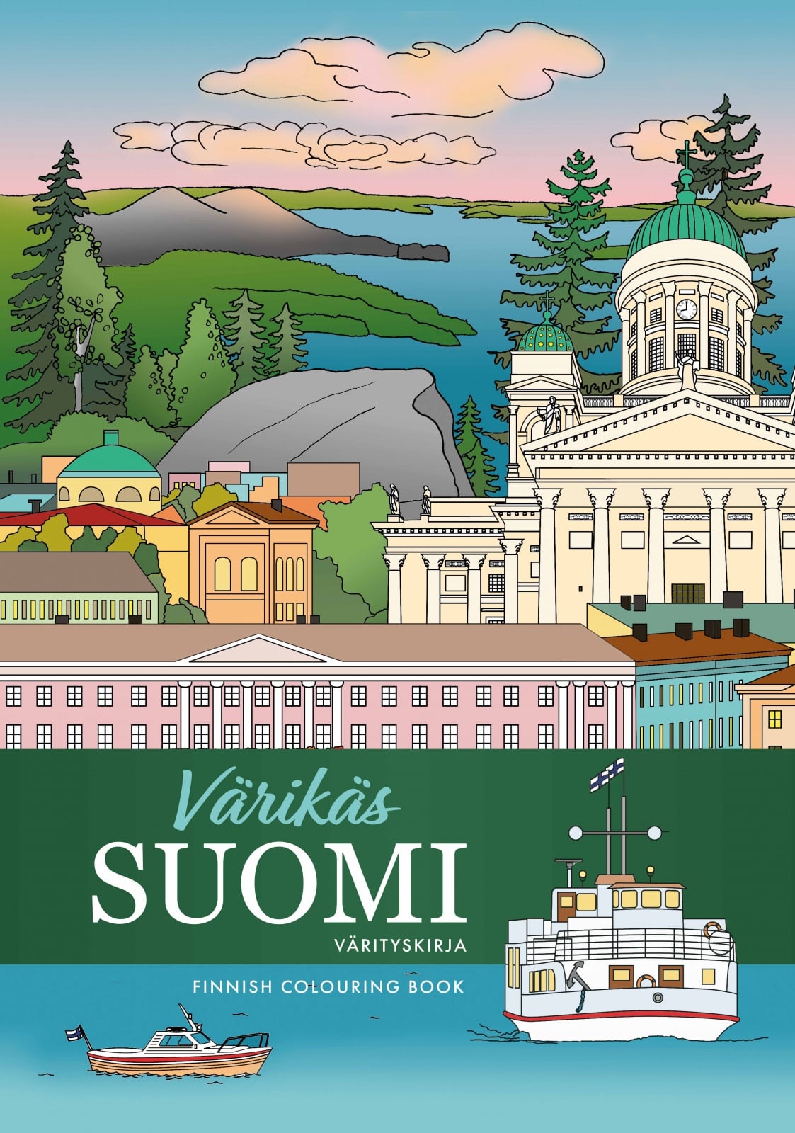 Värikäs Suomi – Värityskirja Värikäs Suomi – Värityskirja Suomen vanhin kirjakauppa - Vuodesta 1899