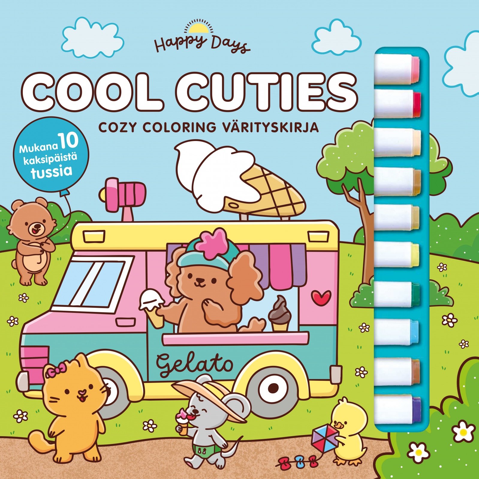 Cool Cuties – Cozy coloring värityskirja Cool Cuties – Cozy coloring värityskirja Suomen vanhin kirjakauppa - Vuodesta 1899