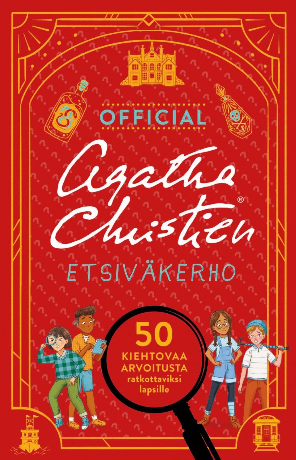 Virallinen Agatha Christien etsiväkerho – 50 kietovaa arvoitusta ratkottavaksi lapsille Virallinen Agatha Christien etsiväkerho – 50 kietovaa arvoitusta ratkottavaksi lapsille Suomen vanhin kirjakauppa - Vuodesta 1899