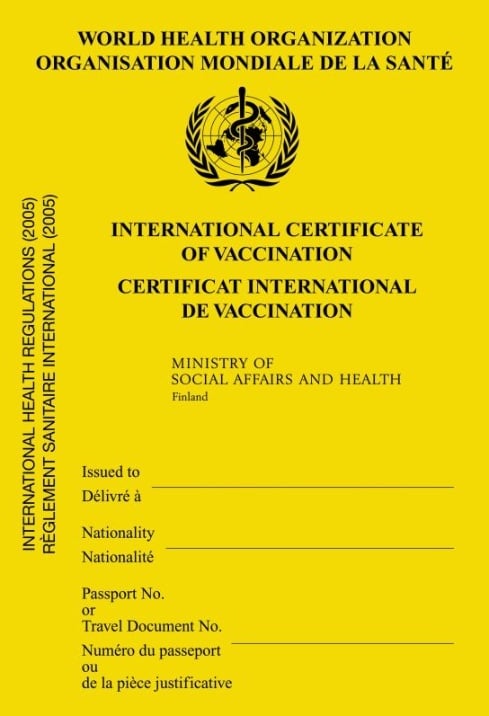 Kansainvälinen rokotuskortti (WHO) 20 kpl = International Certificate of Vaccination Kansainvälinen rokotuskortti (WHO) 20 kpl = International Certificate of Vaccination Suomen vanhin kirjakauppa - Vuodesta 1899