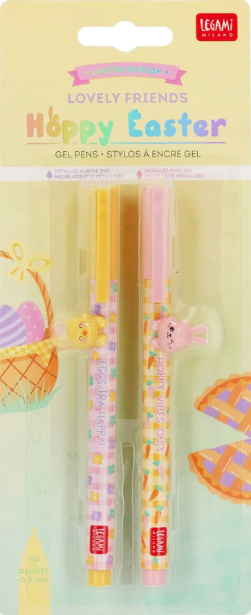 Legami Hoppy Easter Lovely friends geelikynät, 2 kpl/pkt Legami Hoppy Easter Lovely friends geelikynät, 2 kpl/pkt Suomen vanhin kirjakauppa - Vuodesta 1899