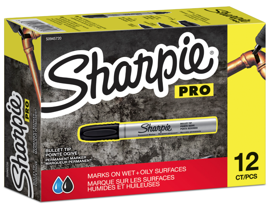 Sharpie Professional huopakynä, musta Sharpie Professional huopakynä, musta - Image 6