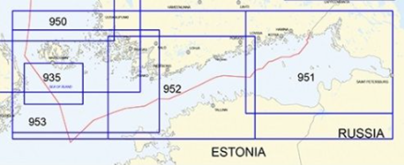Yleiskartta 950 Suomenlahti-Saaristomeri, 4 osainen Yleiskartta 950 Suomenlahti-Saaristomeri, 4 osainen Suomen vanhin kirjakauppa - Vuodesta 1899