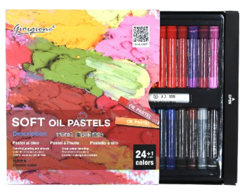 Giorgione öljypastelliliitu, 24 väriä Giorgione öljypastelliliitu, 24 väriä - Image 2