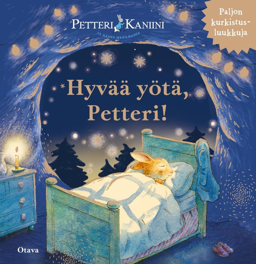 Petteri Kaniini. Hyvää yötä, Petteri! (luukkukirja) Petteri Kaniini. Hyvää yötä, Petteri! (luukkukirja) Suomen vanhin kirjakauppa - Vuodesta 1899