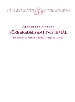 Förberedelsen i tvistemål : en jämförelse mellan Finland, Sverige och Norge Suomen vanhin kirjakauppa - Vuodesta 1899