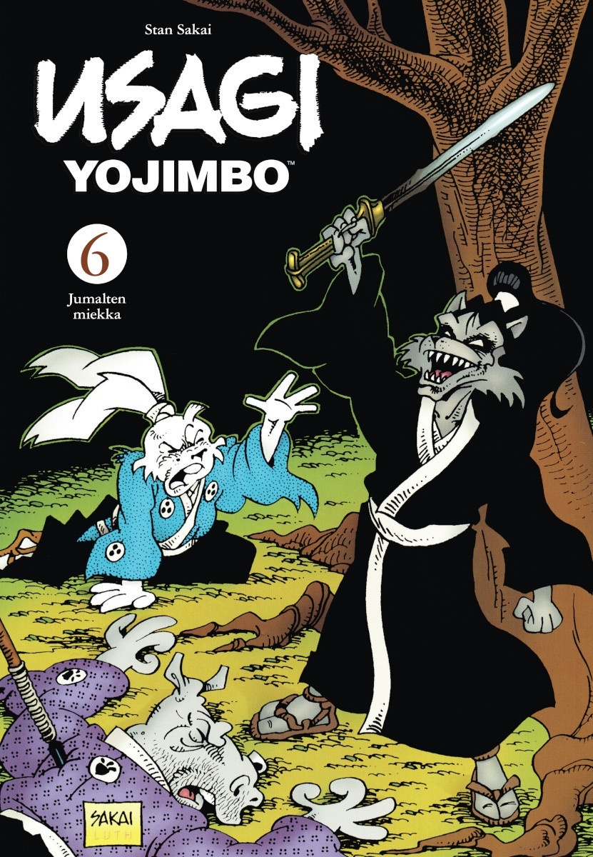 Usagi Yojimbo 6 : Jumalten miekka Usagi Yojimbo 6 : Jumalten miekka Suomen vanhin kirjakauppa - Vuodesta 1899