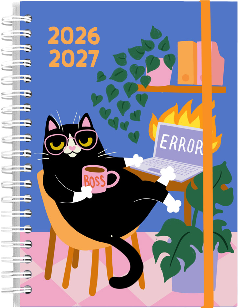 Kaisu Sandberg lukuvuosikalenteri 2026-2027, Helvin konttori Kaisu Sandberg lukuvuosikalenteri 2026-2027, Helvin konttori Suomen vanhin kirjakauppa - Vuodesta 1899