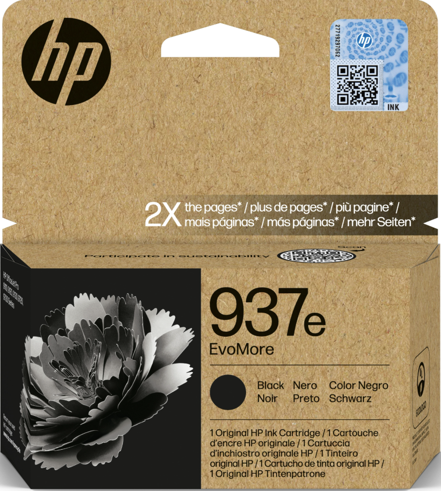 HP 937e Evomore väripatruuna, musta HP 937e Evomore väripatruuna, musta Suomen vanhin kirjakauppa - Vuodesta 1899