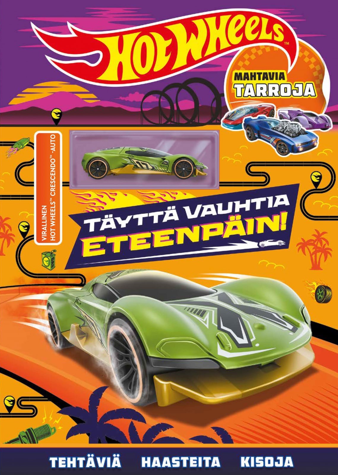Hot Wheels. Täyttä vauhtia eteenpäin -värityskirja (täytettävä kirja, sis. tarroja) Hot Wheels. Täyttä vauhtia eteenpäin -värityskirja (täytettävä kirja, sis. tarroja) Suomen vanhin kirjakauppa - Vuodesta 1899