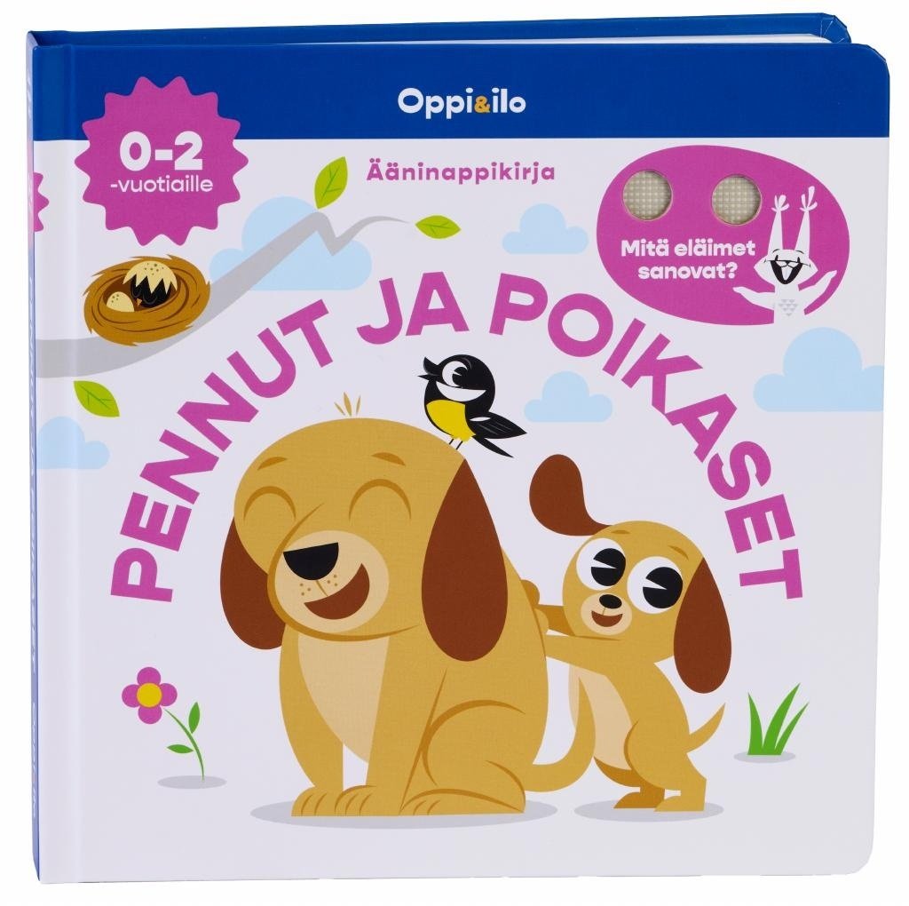 Pennut ja poikaset -ääninappikirja 0-2 v Pennut ja poikaset -ääninappikirja 0-2 v Suomen vanhin kirjakauppa - Vuodesta 1899