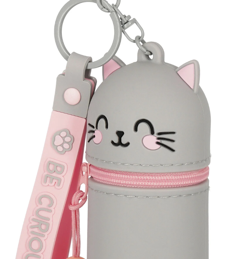 Legami mini Kawaii avaimenperä/kolikkokukkaro, Kitty Legami mini Kawaii avaimenperä/kolikkokukkaro, Kitty - Image 3