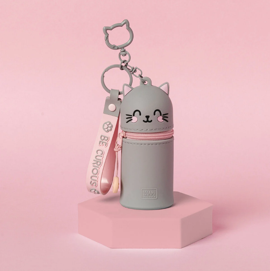 Legami mini Kawaii avaimenperä/kolikkokukkaro, Kitty Legami mini Kawaii avaimenperä/kolikkokukkaro, Kitty - Image 6