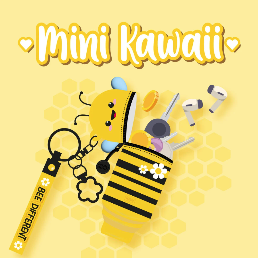 Legami mini Kawaii avaimenperä/kolikkokukkaro, Mehiläinen Legami mini Kawaii avaimenperä/kolikkokukkaro, Mehiläinen - Image 7