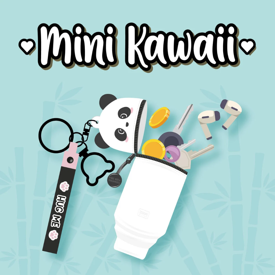 Legami mini Kawaii avaimenperä/kolikkokukkaro, Panda Legami mini Kawaii avaimenperä/kolikkokukkaro, Panda - Image 7