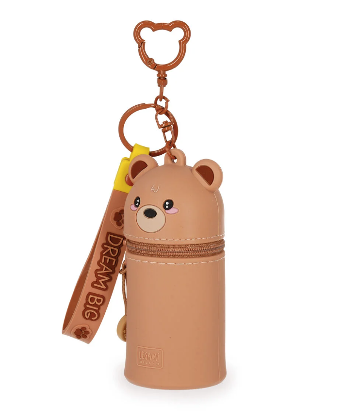 Legami mini Kawaii avaimenperä/kolikkokukkaro, Teddy Bear Legami mini Kawaii avaimenperä/kolikkokukkaro, Teddy Bear - Image 2