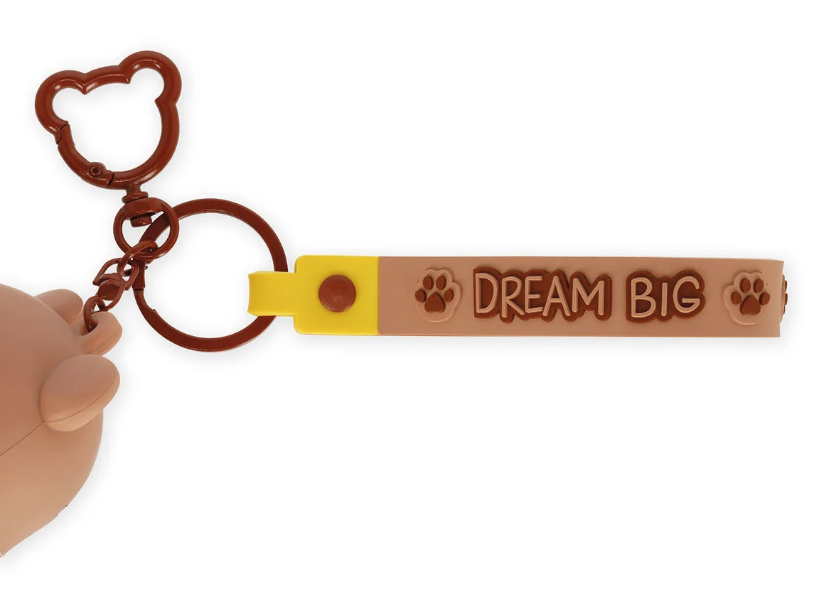 Legami mini Kawaii avaimenperä/kolikkokukkaro, Teddy Bear Legami mini Kawaii avaimenperä/kolikkokukkaro, Teddy Bear - Image 5