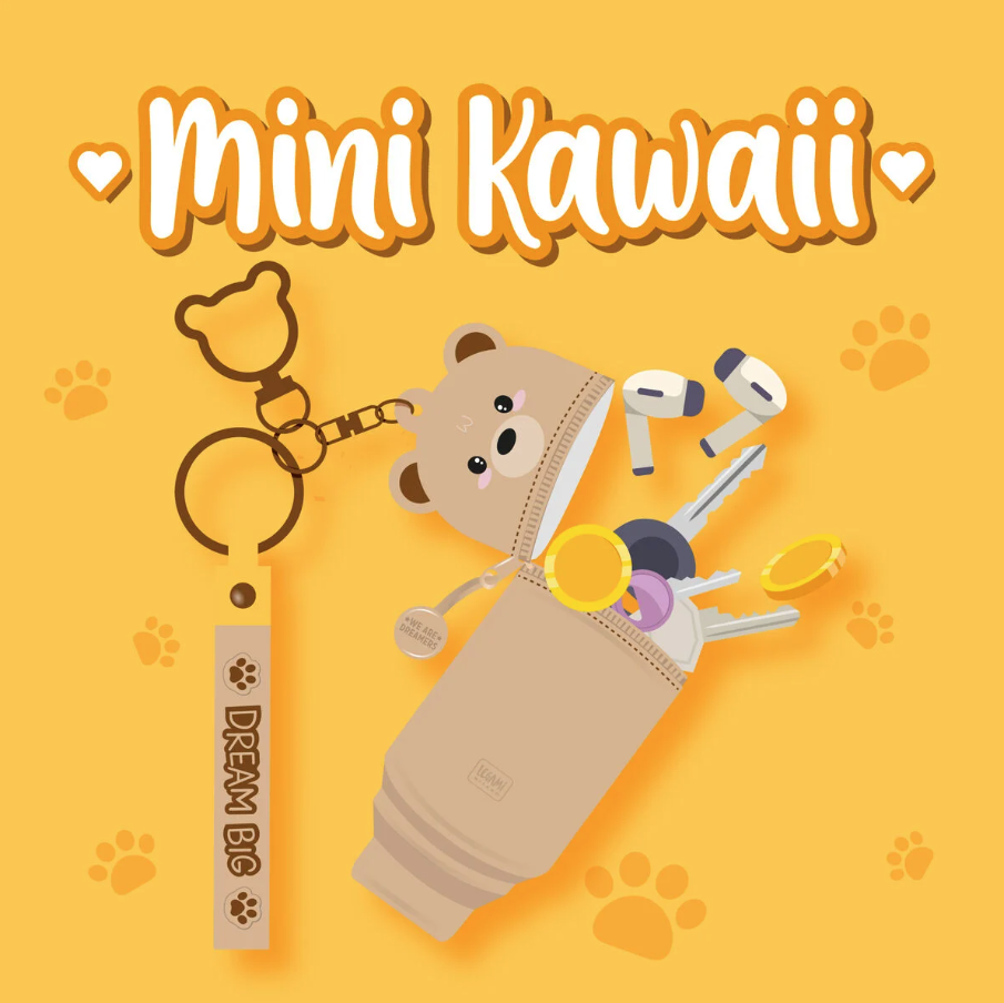 Legami mini Kawaii avaimenperä/kolikkokukkaro, Teddy Bear Legami mini Kawaii avaimenperä/kolikkokukkaro, Teddy Bear - Image 7
