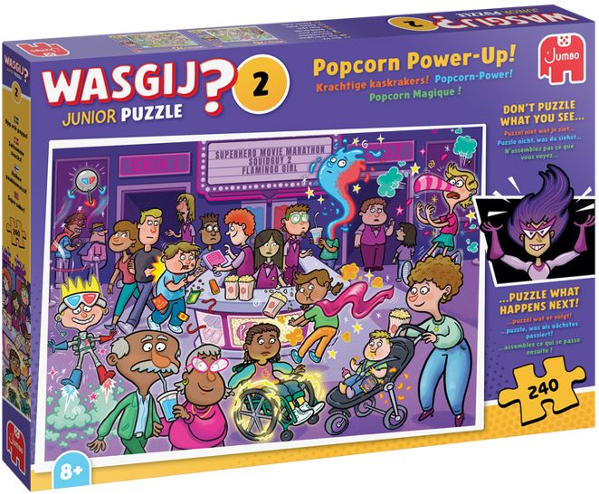 Wasgij Junior 2 Popcorn Power, 240 palaa Wasgij Junior 2 Popcorn Power, 240 palaa Suomen vanhin kirjakauppa - Vuodesta 1899