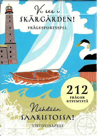 Nähdään saaristossa korttipeli/Vi ses i Skärgården frågesportsspel Nähdään saaristossa korttipeli/Vi ses i Skärgården frågesportsspel Suomen vanhin kirjakauppa - Vuodesta 1899