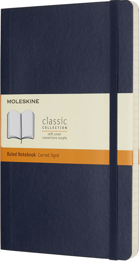 Moleskine Classic Soft large, Sapphire blue, viivat Moleskine Classic Soft large, Sapphire blue, viivat Suomen vanhin kirjakauppa - Vuodesta 1899