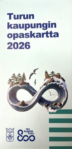 Turun kaupungin opaskartta 2026 Turun kaupungin opaskartta 2026 Suomen vanhin kirjakauppa - Vuodesta 1899