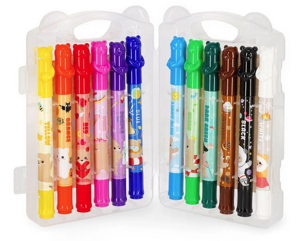 Legami Teddys Friends vahaliidut, 12 väriä Legami Teddys Friends vahaliidut, 12 väriä - Image 2
