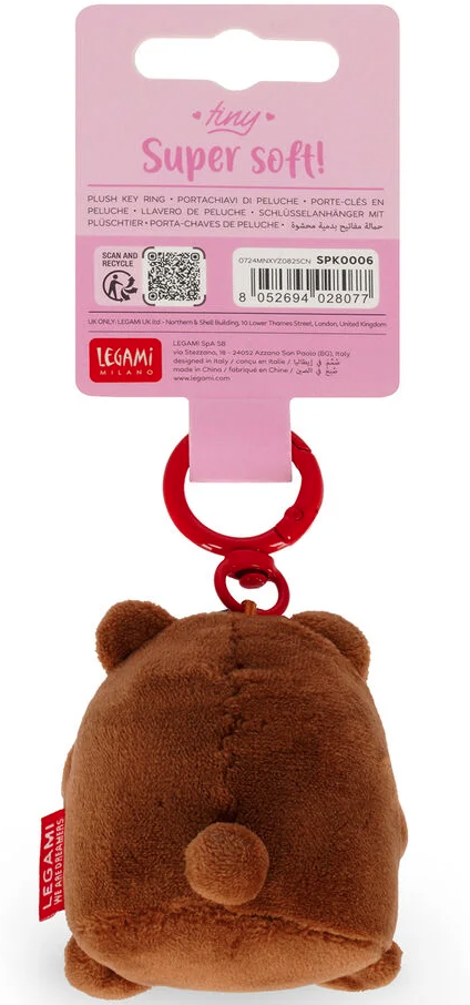Legami super soft avaimenperä, Teddy bear Legami super soft avaimenperä, Teddy bear - Image 2