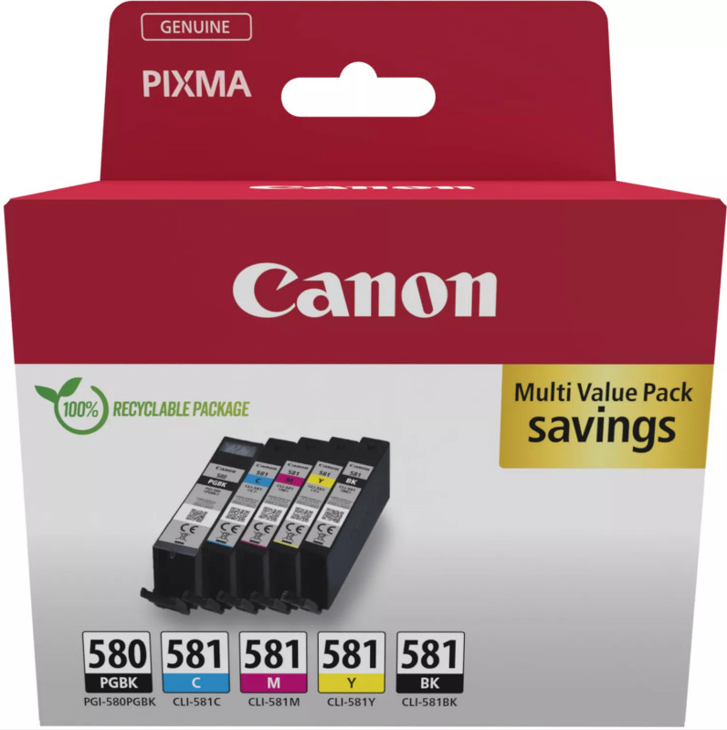 Canon PGI-580/CLI-581 multipack Canon PGI-580/CLI-581 multipack Suomen vanhin kirjakauppa - Vuodesta 1899