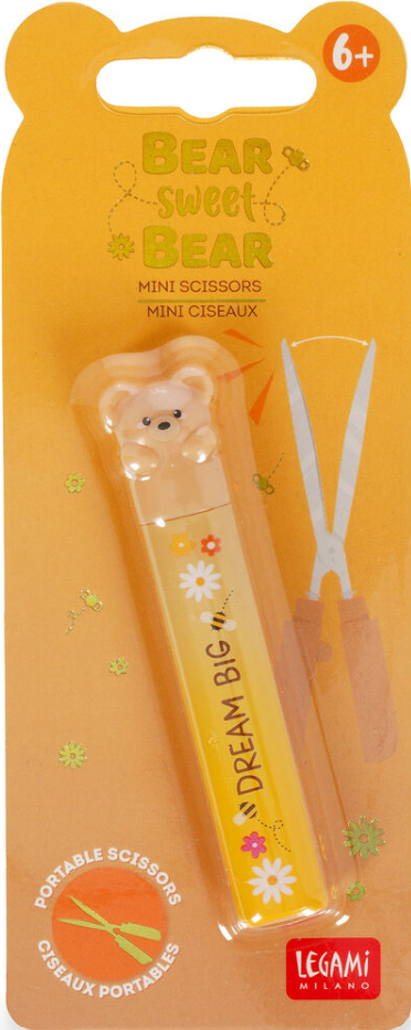Legami Bear sweet Bear mini sakset Legami Bear sweet Bear mini sakset Suomen vanhin kirjakauppa - Vuodesta 1899