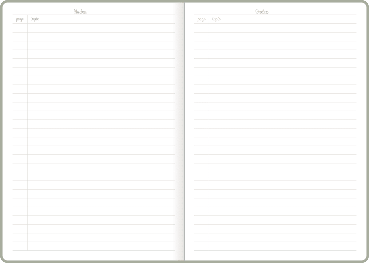 Planner Nordic colours A5 muistikirja, Thunder Planner Nordic colours A5 muistikirja, Thunder - Image 3