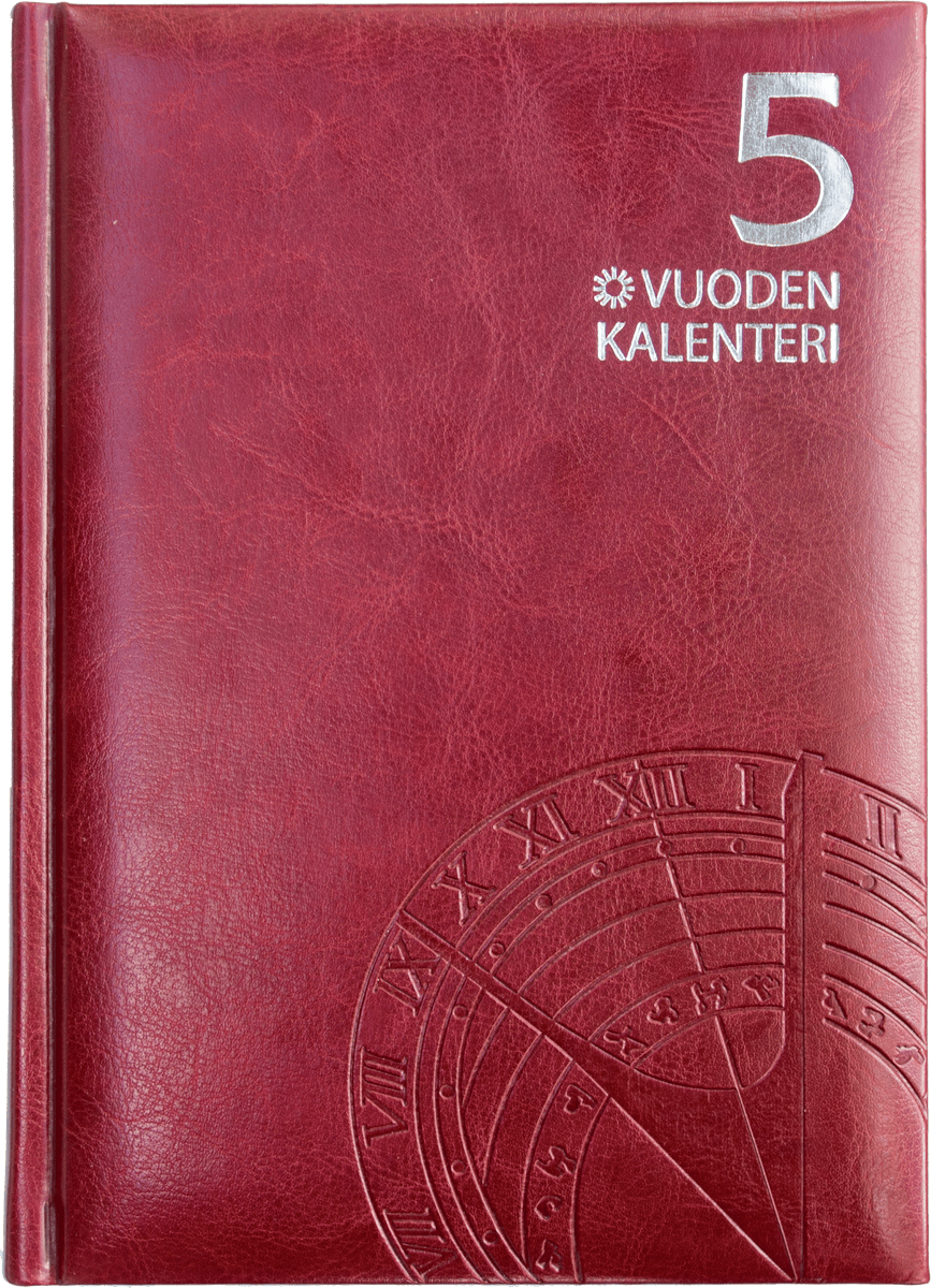 5 vuoden kalenteri, viininpunainen 5 vuoden kalenteri, viininpunainen Suomen vanhin kirjakauppa - Vuodesta 1899