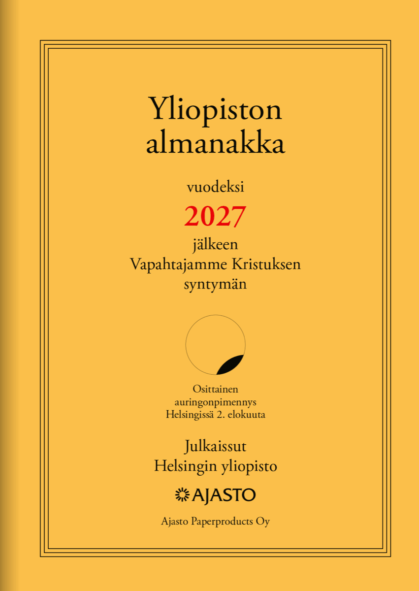 Yliopiston almanakka 2027 pieni Yliopiston almanakka 2027 pieni