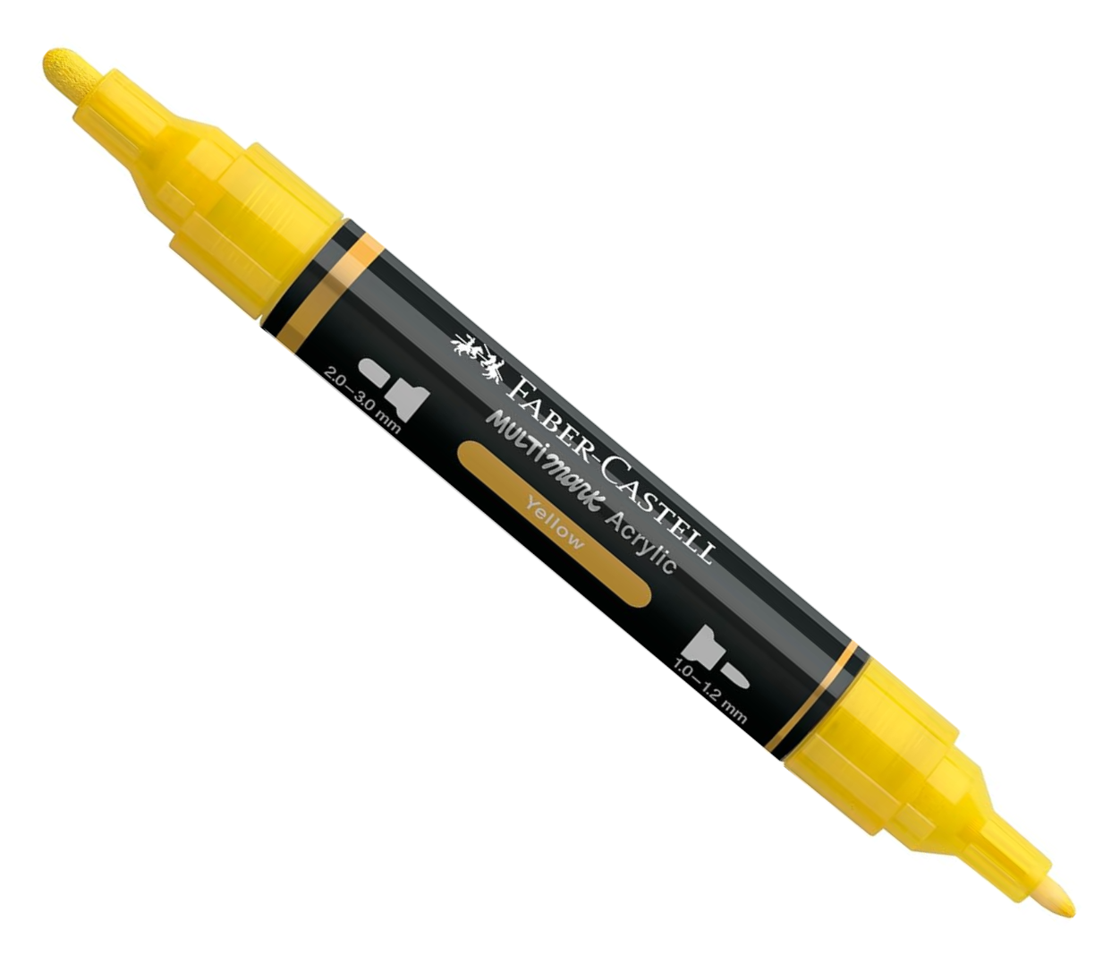 Faber-Castell Multimark akryylitussi, Keltainen Faber-Castell Multimark akryylitussi, Keltainen - Image 2