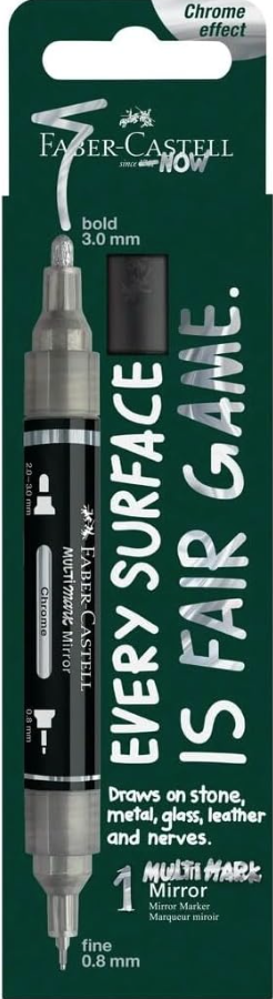 Faber-Castell Multimark mirror akryylitussi, kromi peilipinta Faber-Castell Multimark mirror akryylitussi, kromi peilipinta Suomen vanhin kirjakauppa - Vuodesta 1899