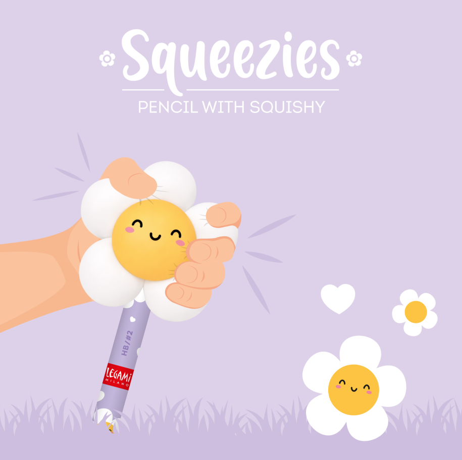 Legami Squeezies lyijykynä, Daisy Legami Squeezies lyijykynä, Daisy - Image 5