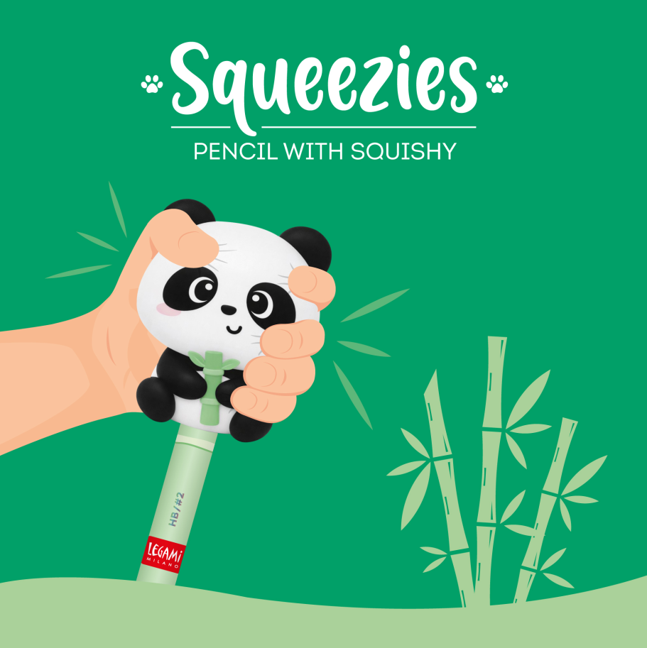 Legami Squeezies lyijykynä, Panda Legami Squeezies lyijykynä, Panda - Image 5