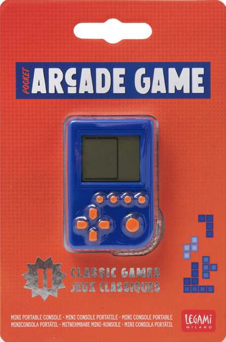 Legami Pocket Arcade game mini pelikonsoli, 11 peliä Legami Pocket Arcade game mini pelikonsoli, 11 peliä Suomen vanhin kirjakauppa - Vuodesta 1899