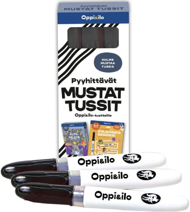 Oppi & ilo pyyhittävät tussit, 3 kpl/ pkt Oppi & ilo pyyhittävät tussit, 3 kpl/ pkt Suomen vanhin kirjakauppa - Vuodesta 1899