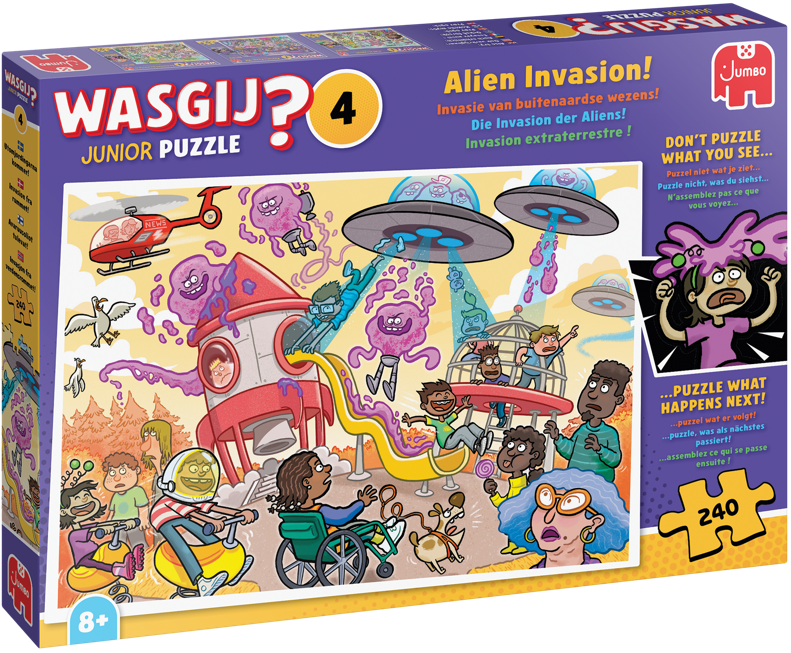 Wasgij Junior 4 Alien Invasion, 240 palaa Wasgij Junior 4 Alien Invasion, 240 palaa