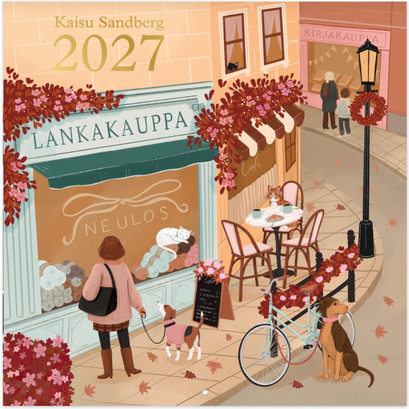 Kaisu Sandberg 2027 seinäkalenteri Kaisu Sandberg 2027 seinäkalenteri Suomen vanhin kirjakauppa - Vuodesta 1899